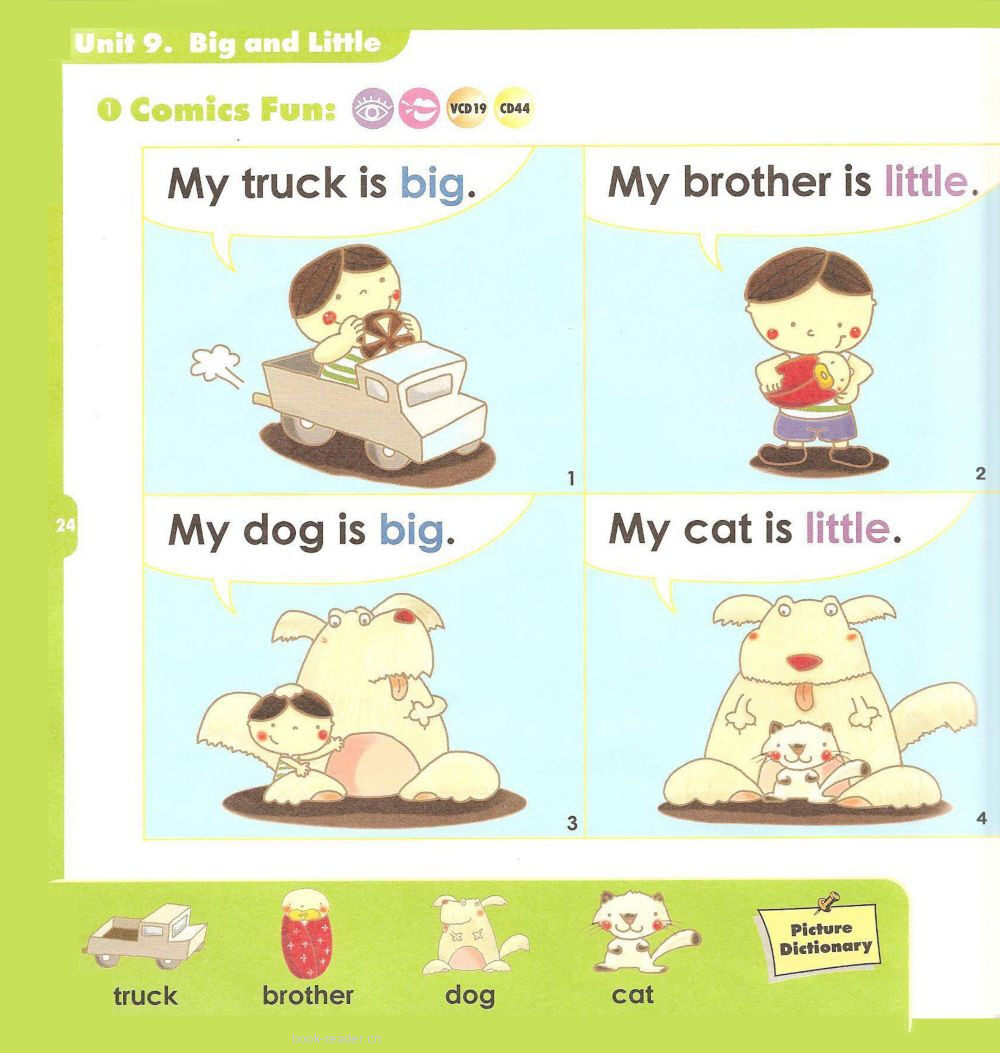 9 Big and Little绘本故事第2页