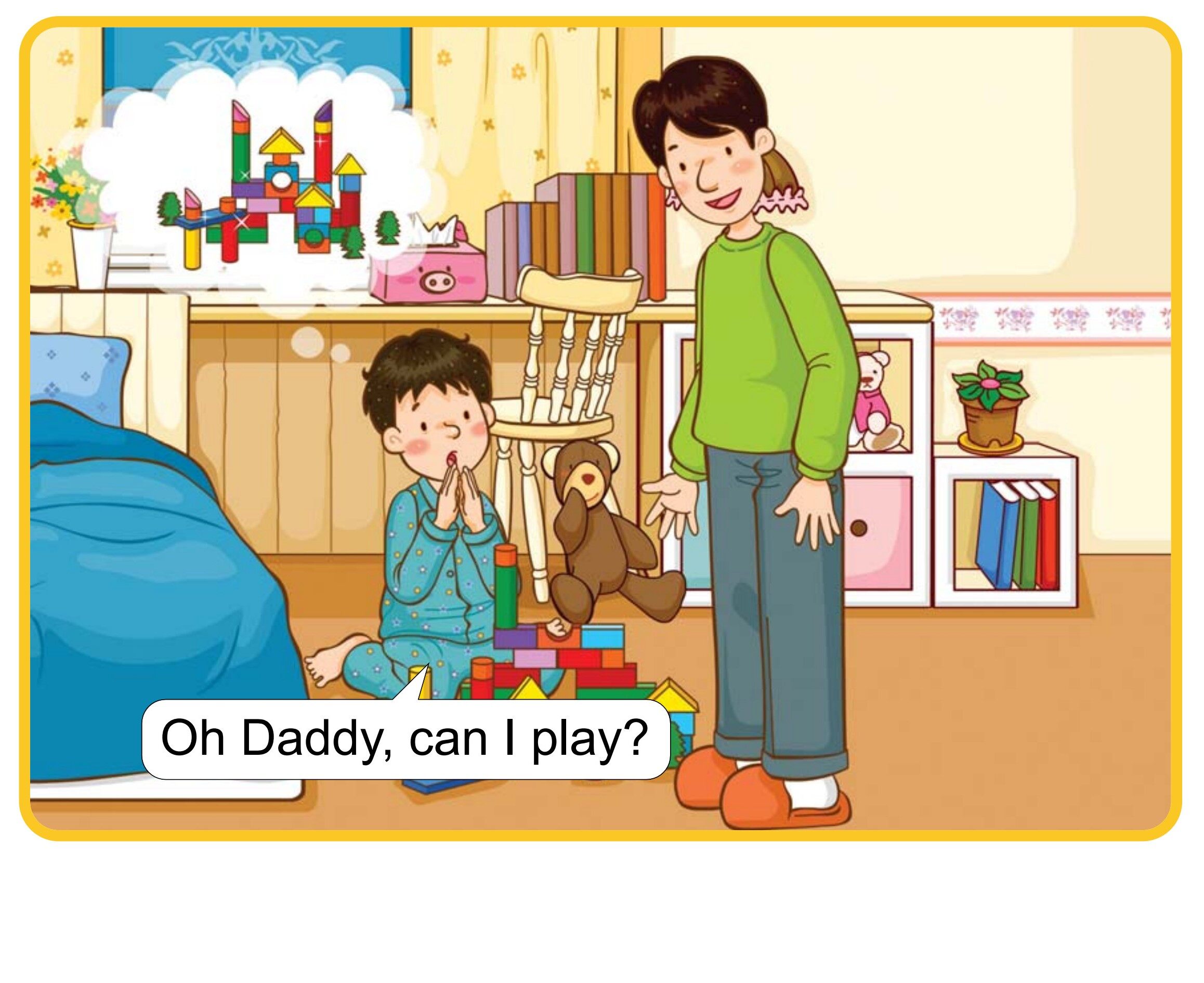 Can I Watch TV?绘本故事第3页