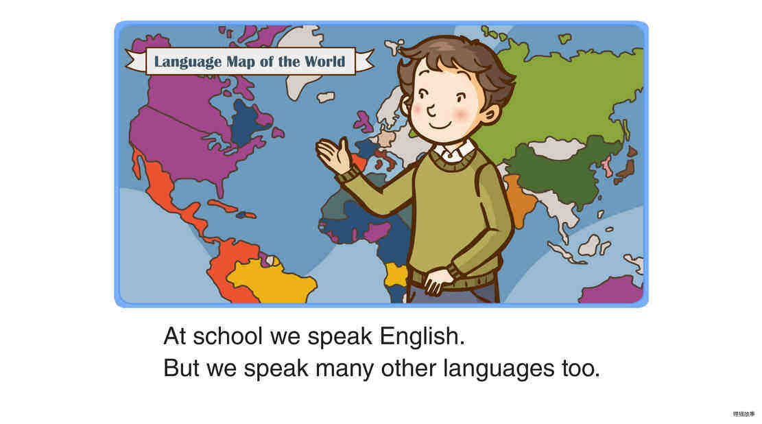 We Speak Many Languages绘本故事第2页