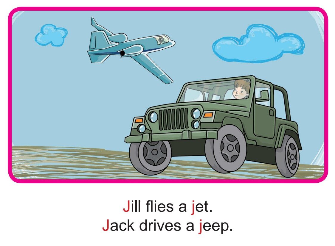 'J' words -  Jill and Jack绘本故事第3页