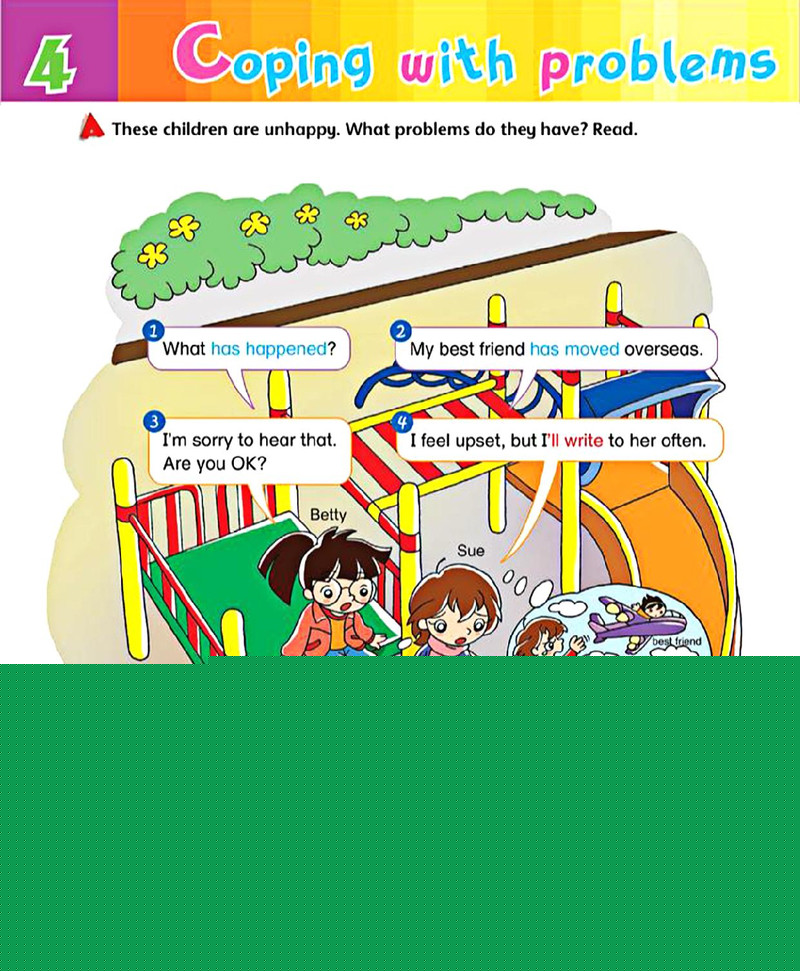 4 Coping with problems绘本故事第3页