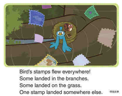 Stamps Everywhere!绘本故事第2页