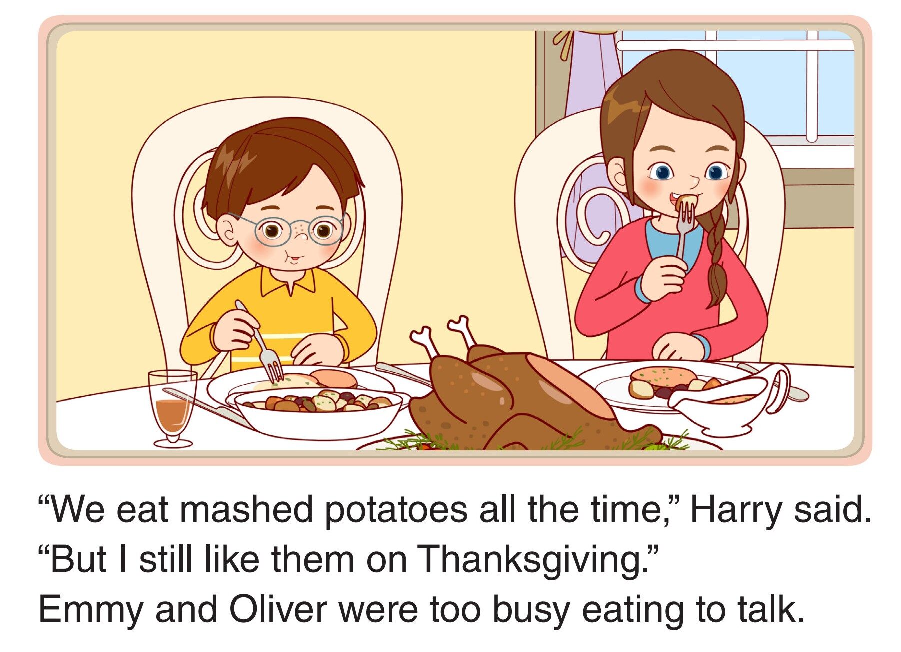 The Thanksgiving Dinner绘本故事第4页