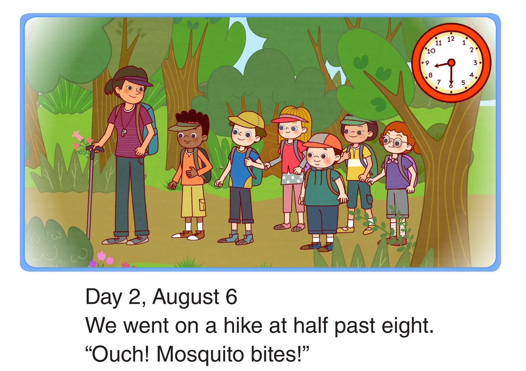 Summer Camp Diary绘本故事第3页