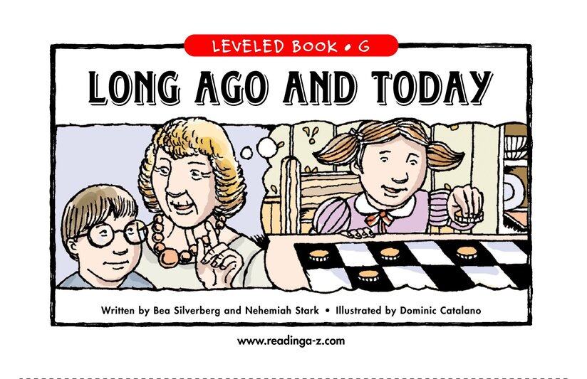 Long Ago and Today绘本故事第2页