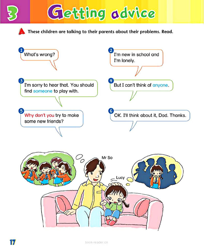 3 Getting advice绘本故事第3页
