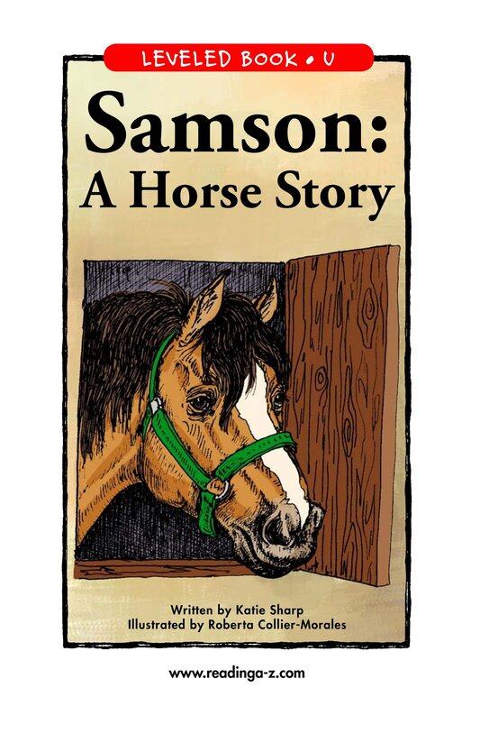 Samson A Horse Story绘本故事第2页