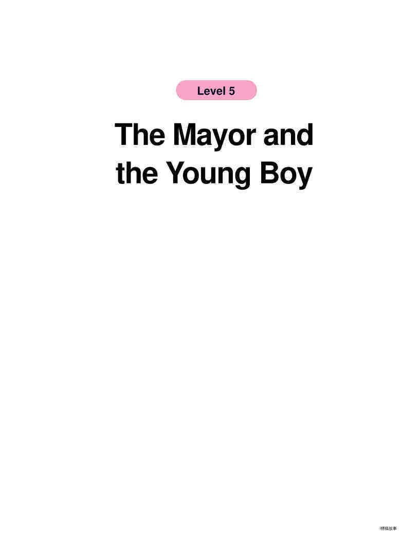 The Mayor and the Young Boy