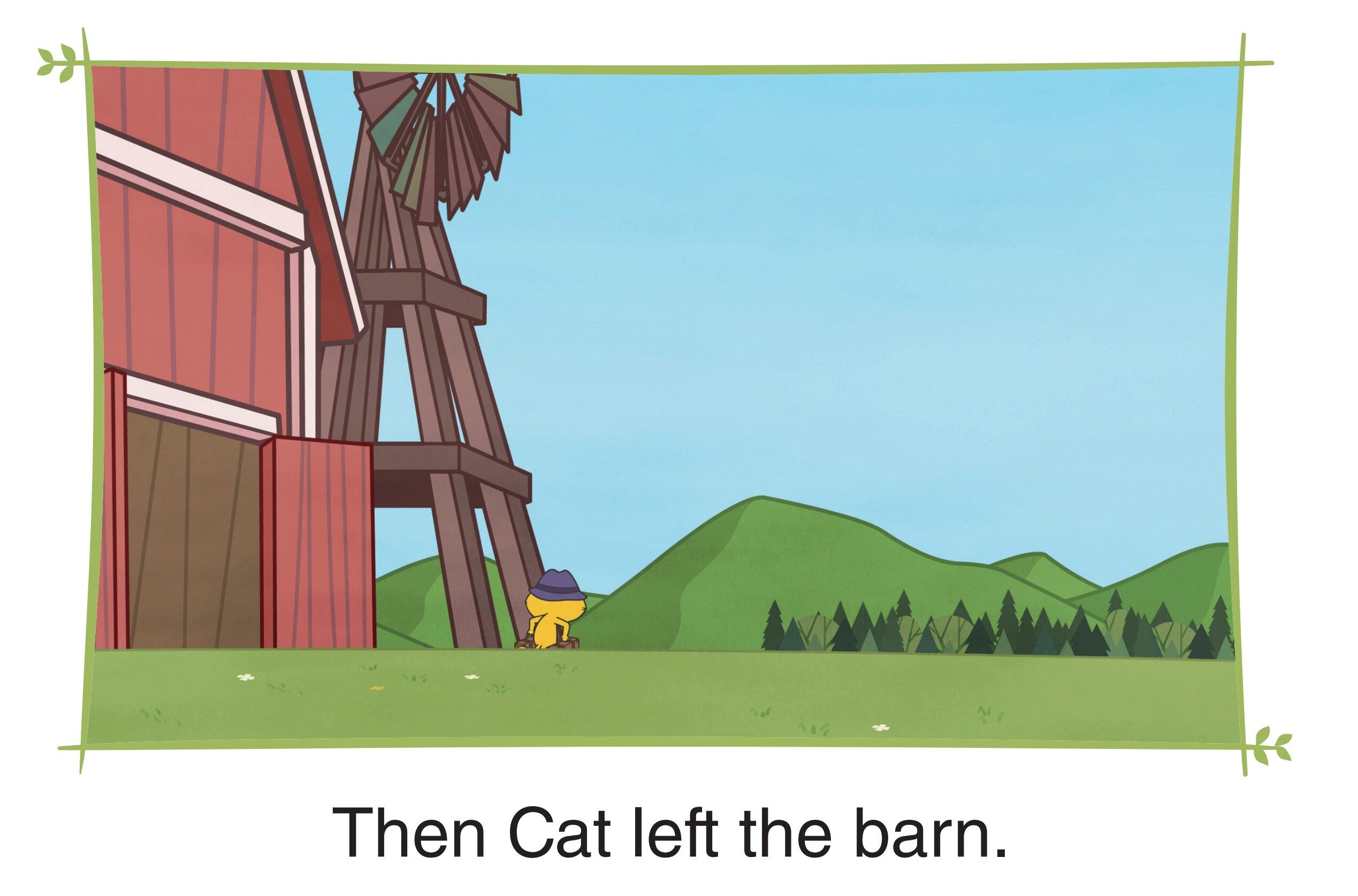 Cat Runs Away绘本故事第3页