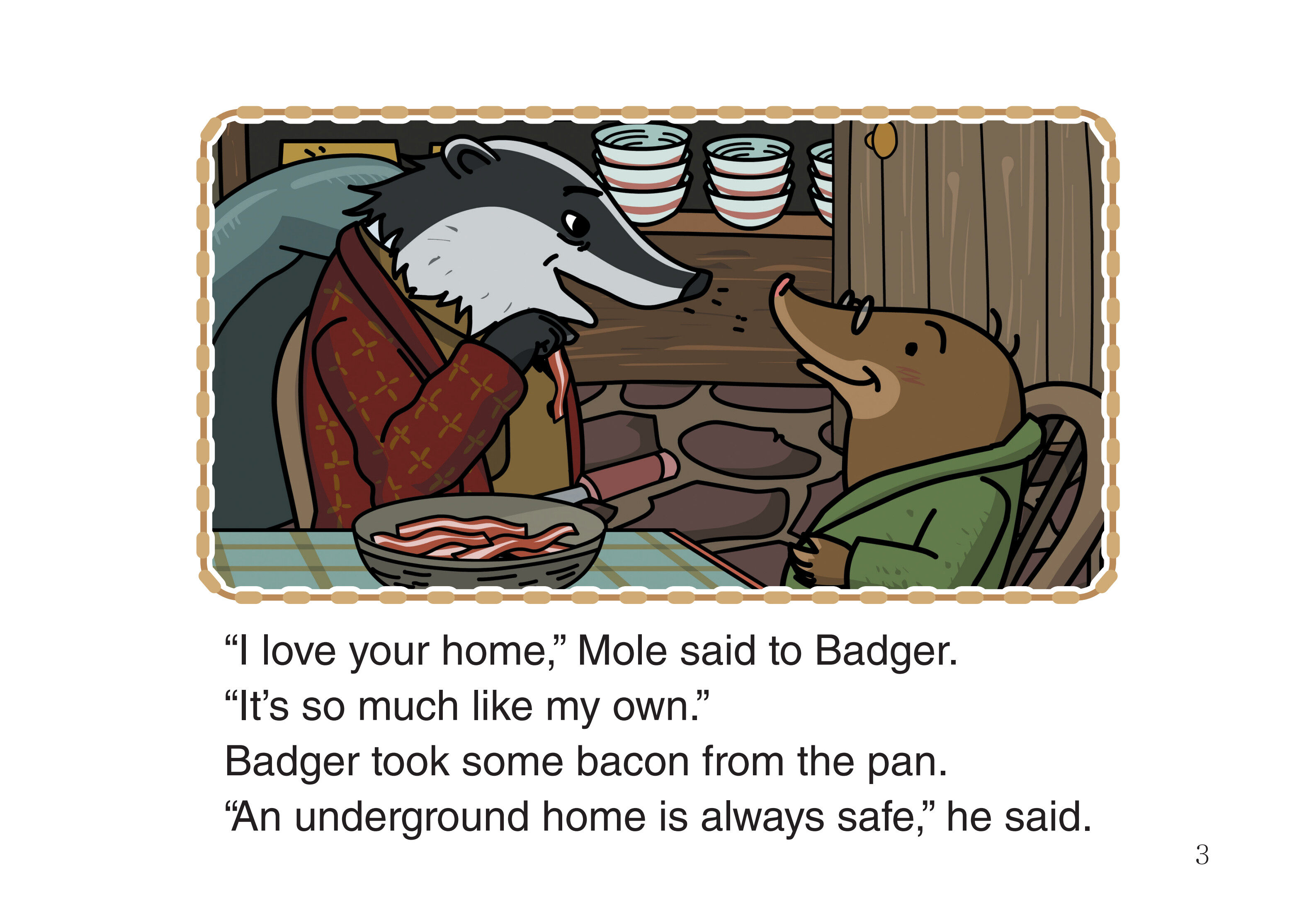 Badger's Big House绘本故事第5页
