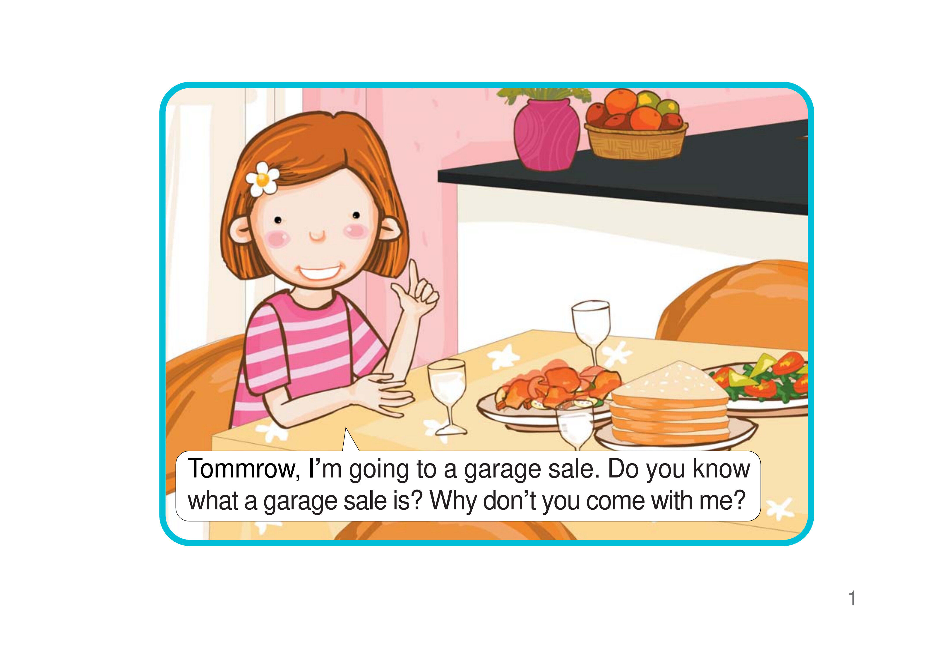 The Garage Sale绘本故事第2页