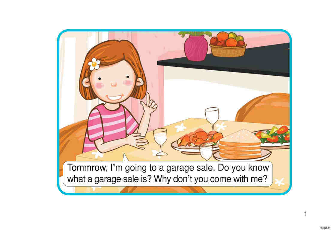 The Garage Sale绘本故事第2页