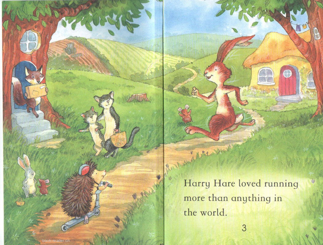 The Hare and The Tortoise绘本故事第3页