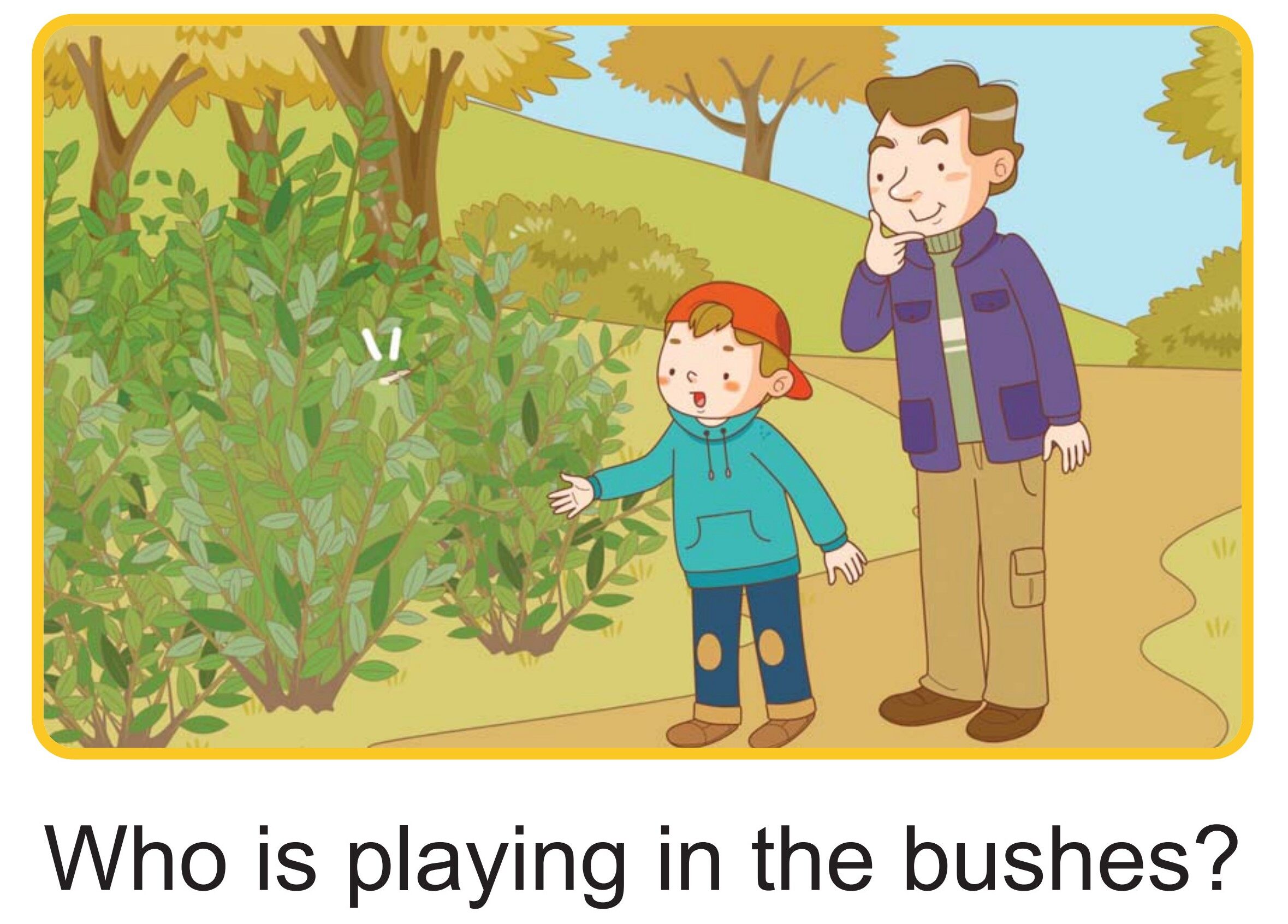 Who Is It?绘本故事第2页