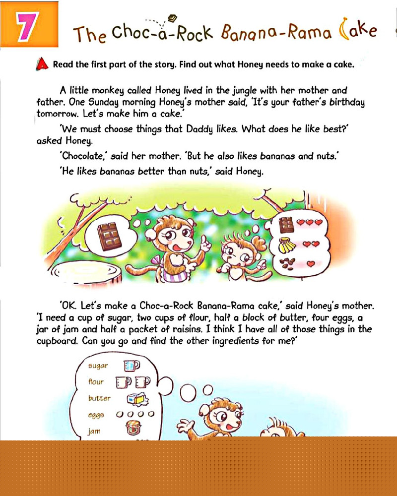 7 The Choc-a-Rock Banana-Rama Cake绘本故事第3页