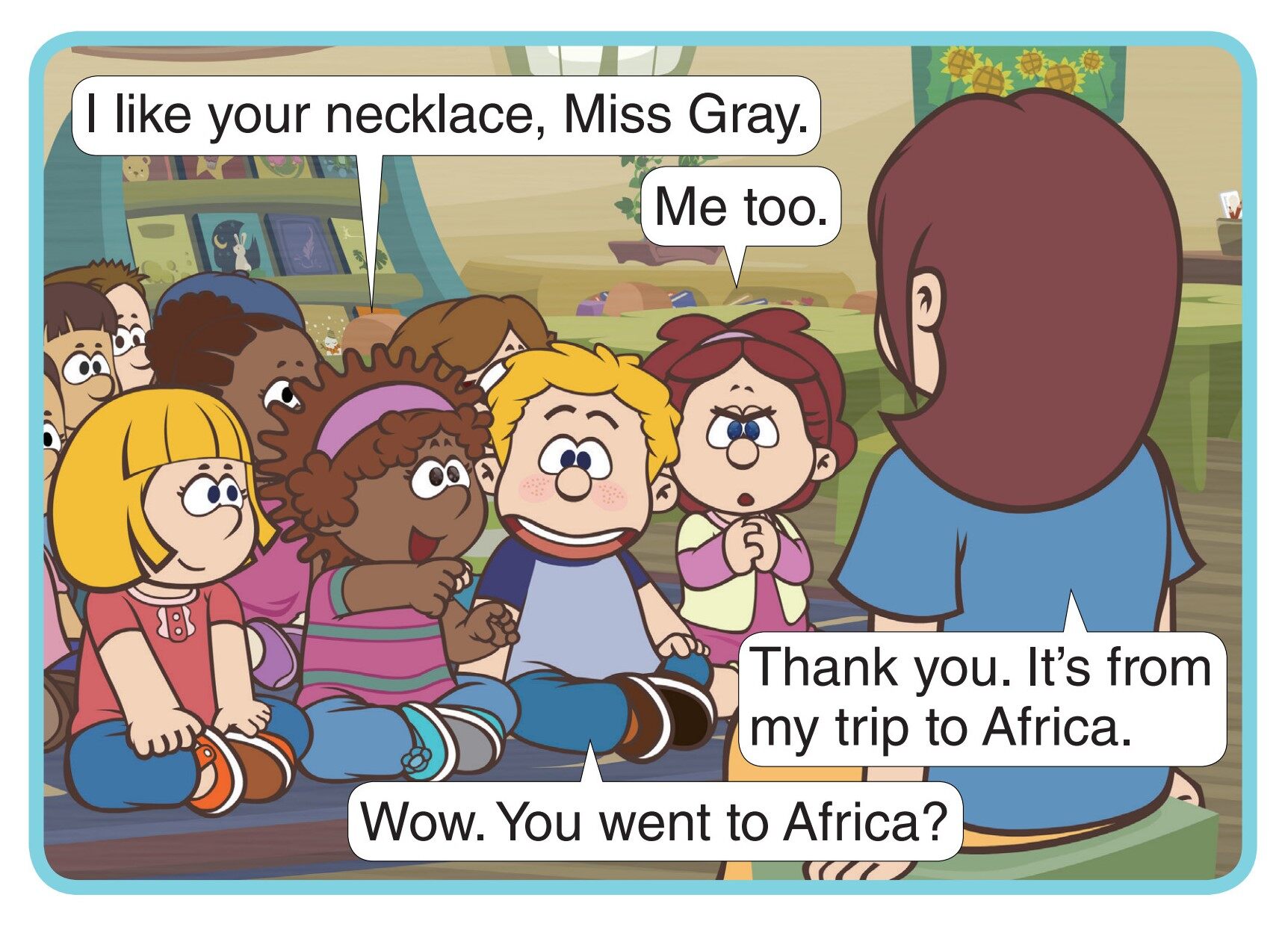 Daisy's Bead Party绘本故事第3页