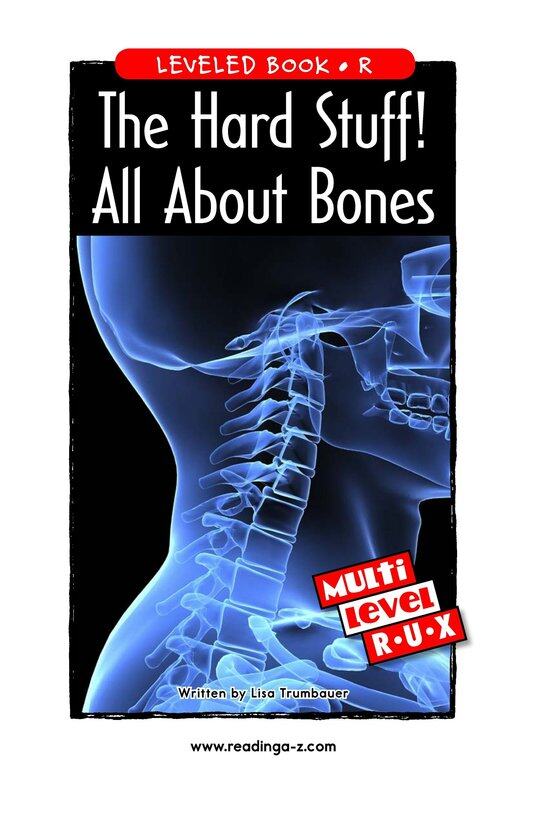 The Hard Stuff! All About Bones绘本故事第2页