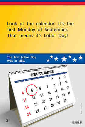 G1 App U6W5 It's Labor Day!绘本故事第4页