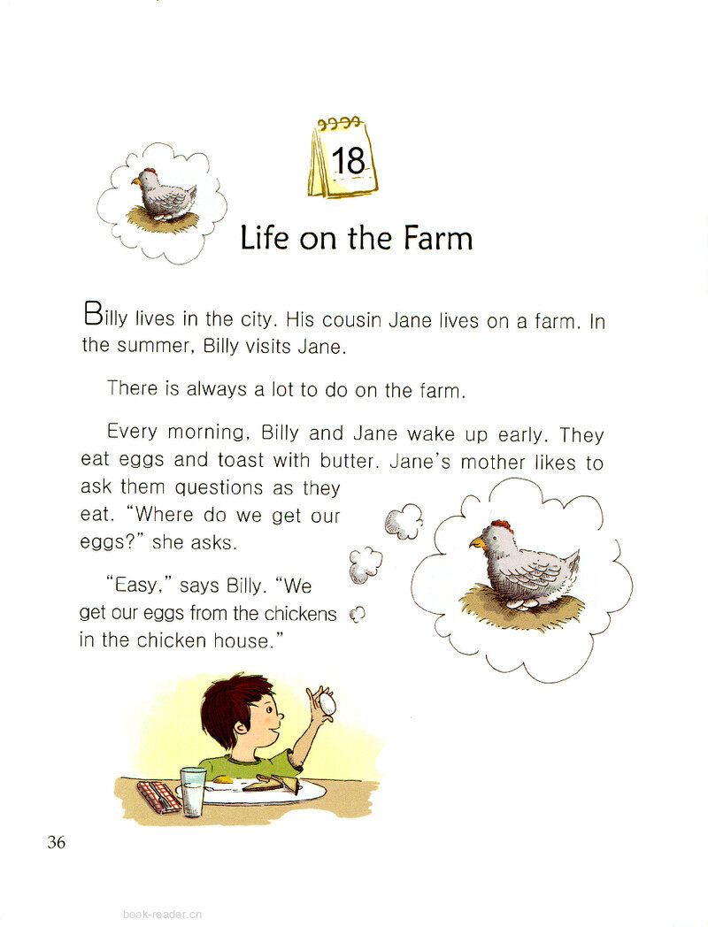 Life on the Farm绘本故事第2页