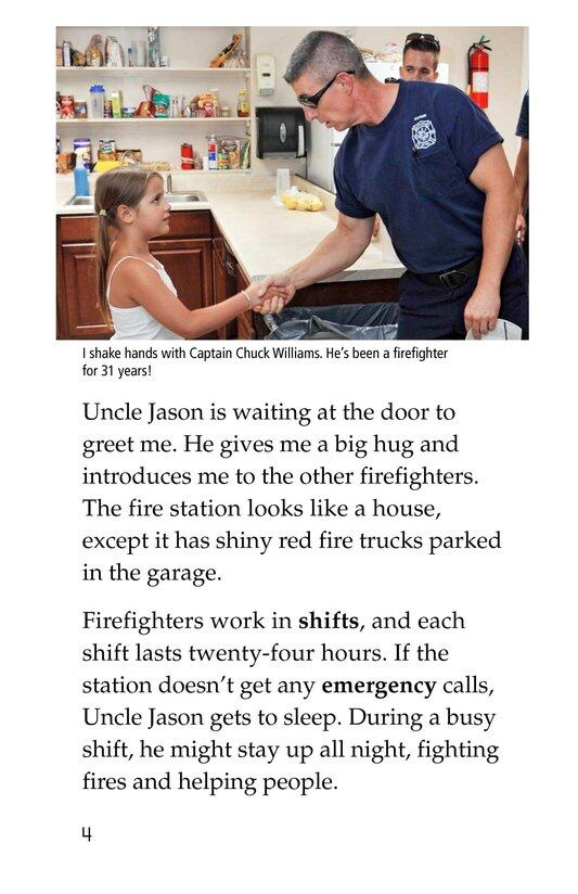 My Uncle Is a Firefighter绘本故事第4页