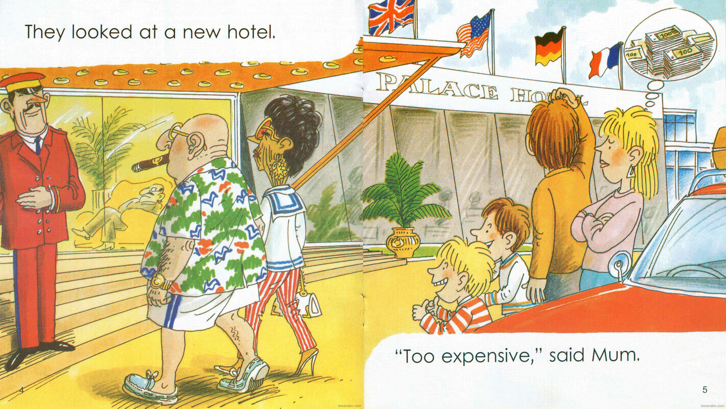 At the Seaside绘本故事第5页