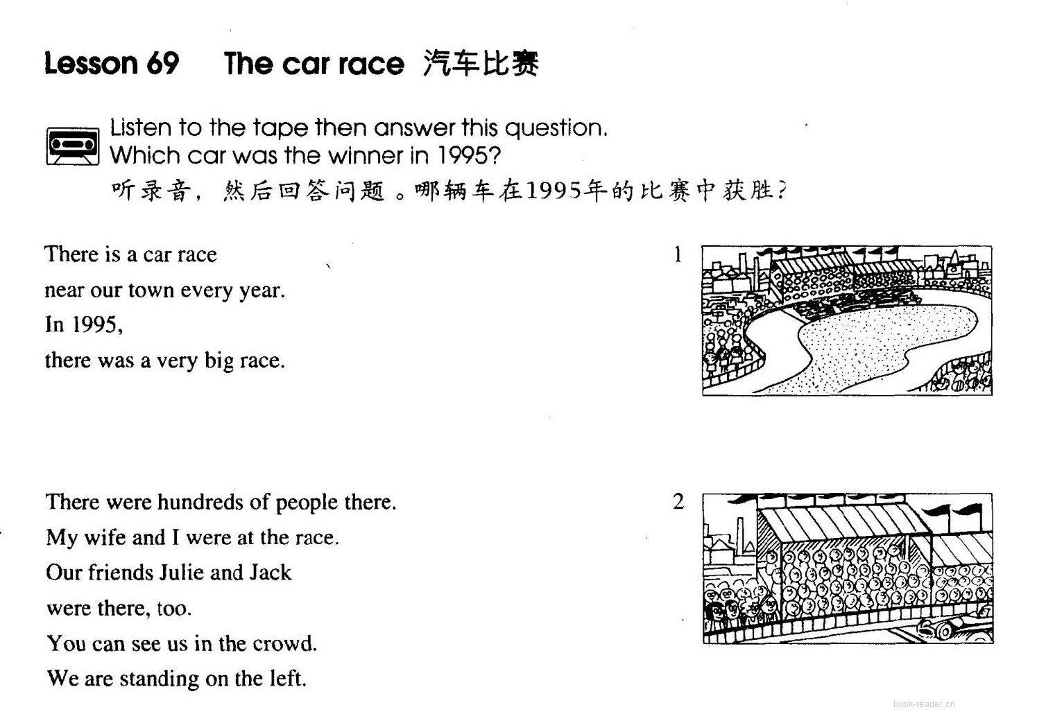 1-069 The Car Race绘本故事第2页
