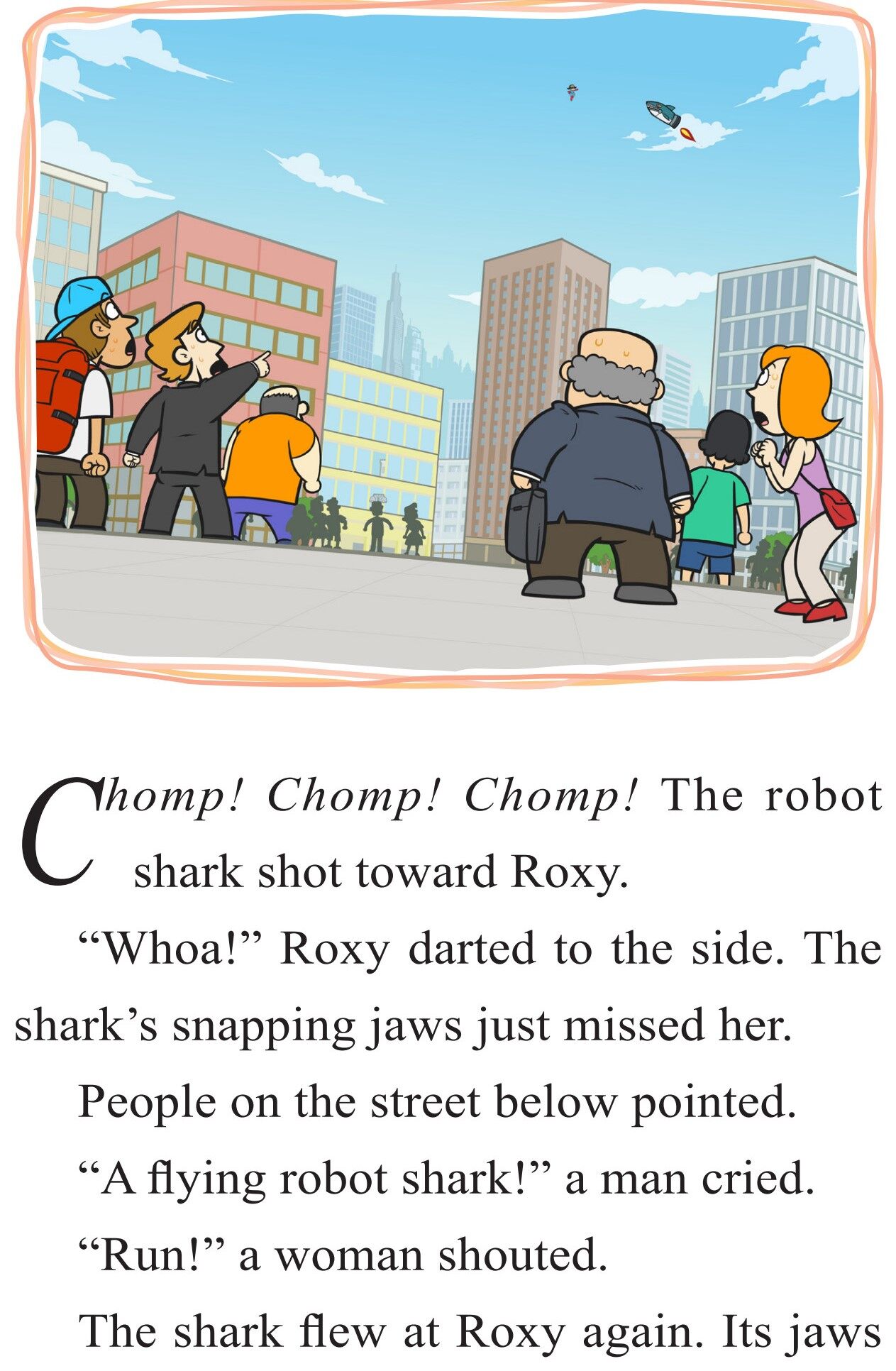 Shark Attack!绘本故事第3页