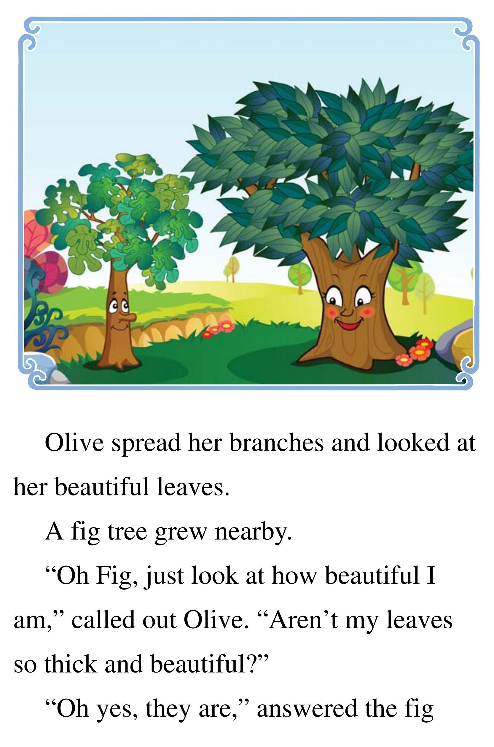 The Olive Tree and the Fig Tree绘本故事第4页