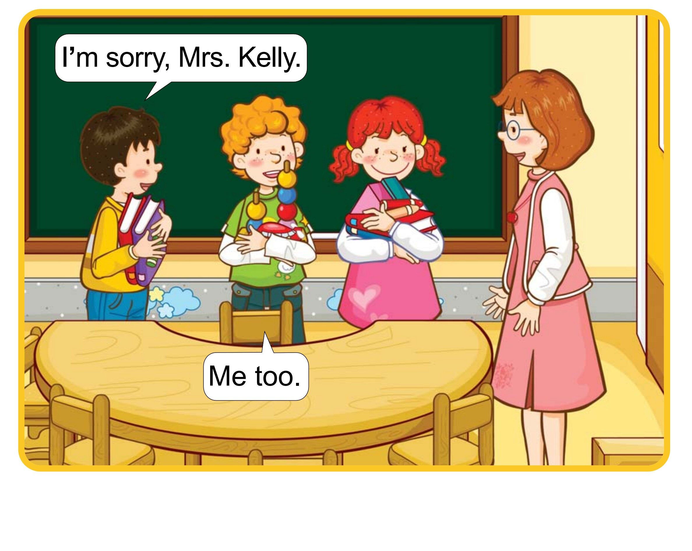 Sit Down!绘本故事第5页