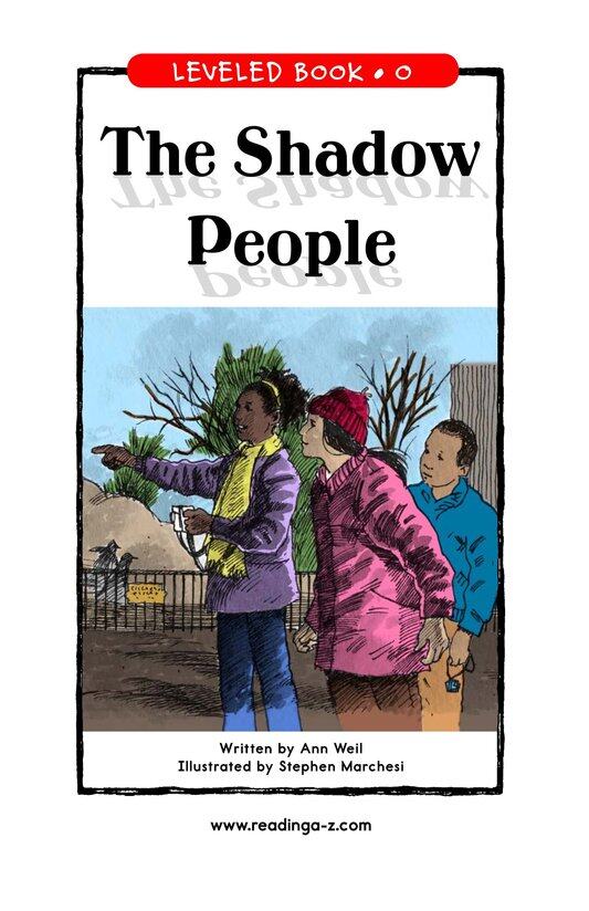 The Shadow People绘本故事第2页
