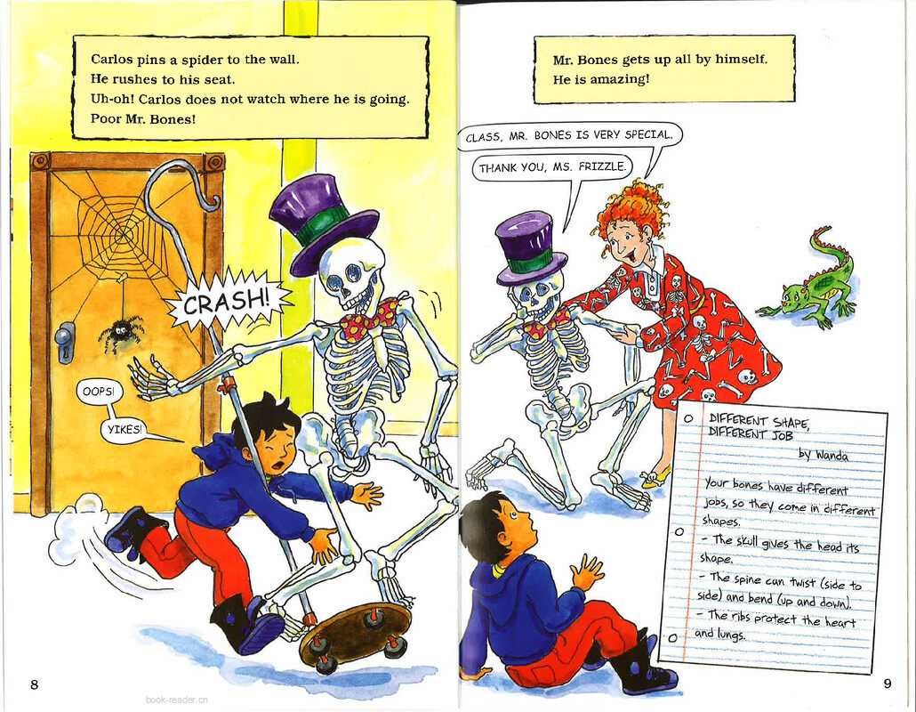 Magic School Bus Fixes a Bone绘本故事第5页