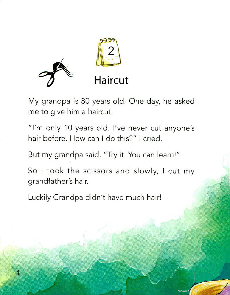 Haircut绘本故事第2页