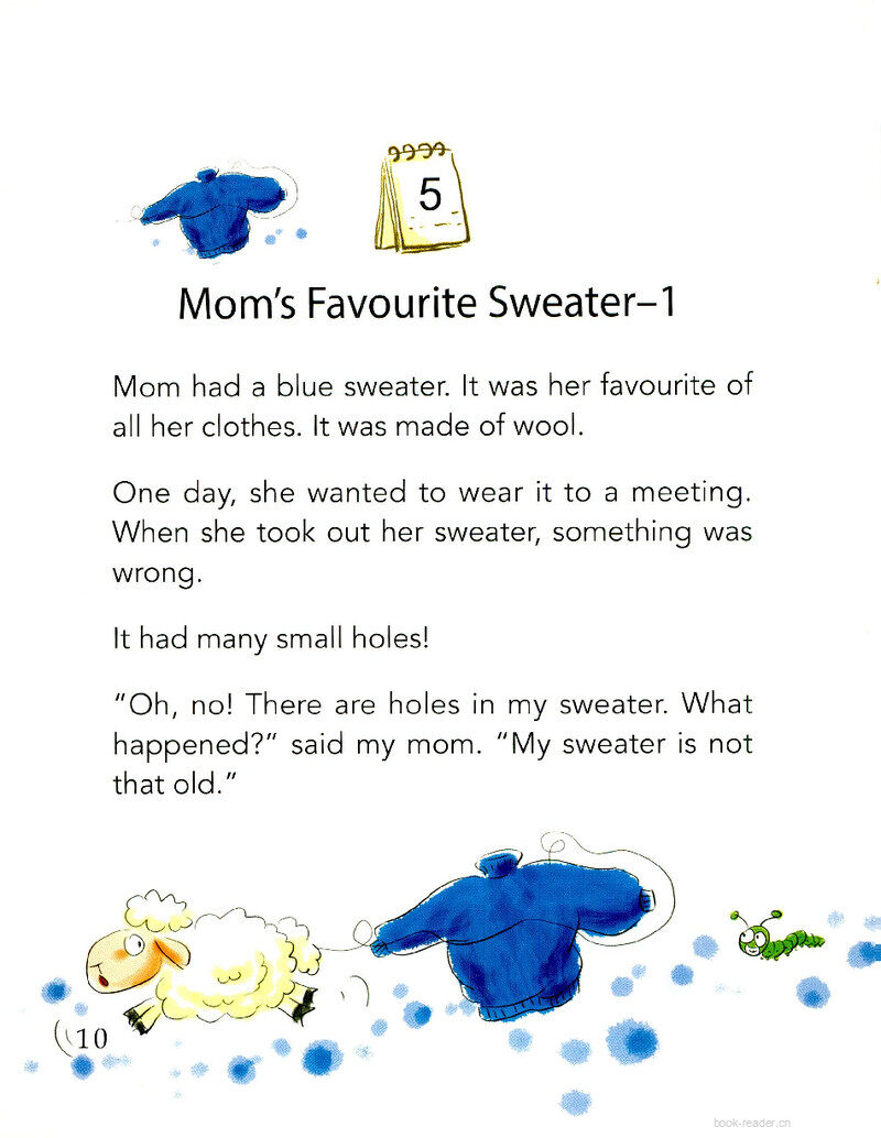 Mom's Favourite Sweater-1绘本故事第2页