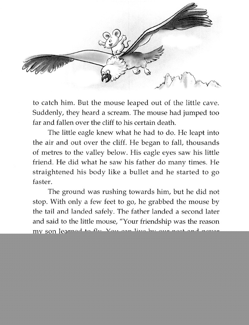 The Eagle and the Mouse绘本故事第3页