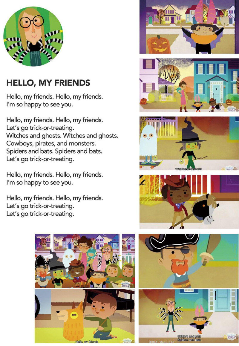 Hello, My Friends绘本故事第2页