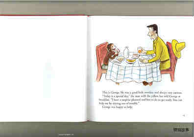 Curious George and the Birthday Surprise绘本故事第3页