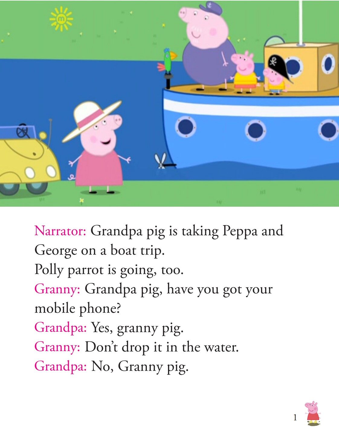 Polly's Boat Trip绘本故事第3页