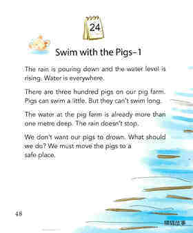 Swim with the Pigs-1绘本故事第2页