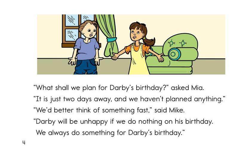 Darby's Birthday Party绘本故事第4页