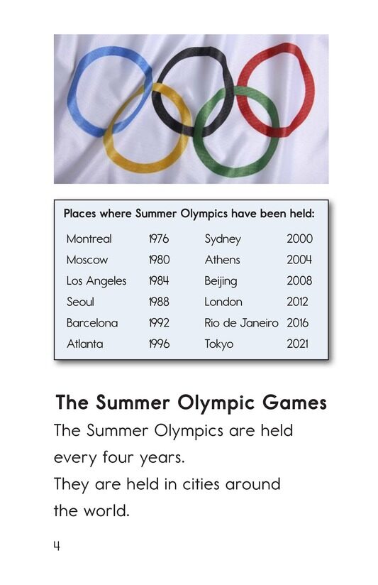 Summer Olympics Events绘本故事第3页