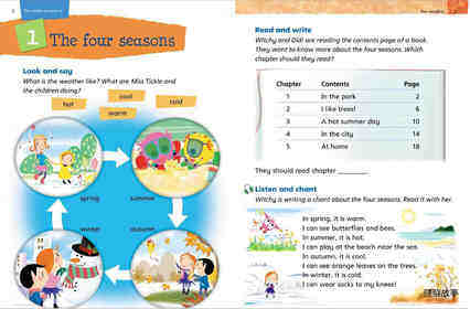 2B Unit 1 The four seasons绘本故事第2页