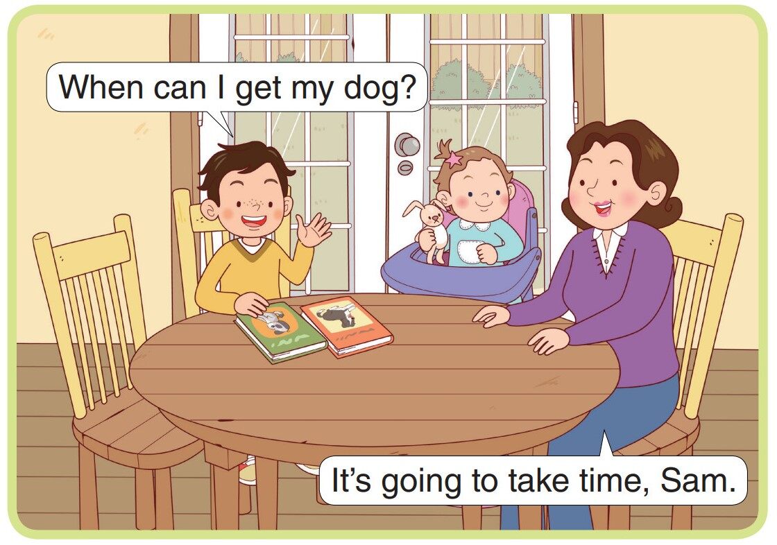 Sam Meets Lucky绘本故事第2页