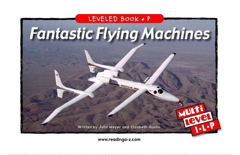 Fantastic Flying Machines绘本故事第2页