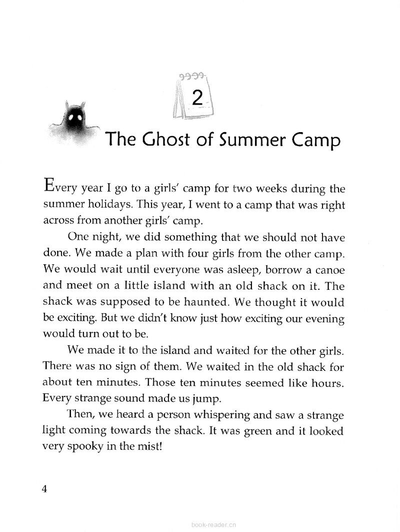 The Ghost of Summer Camp绘本故事第2页