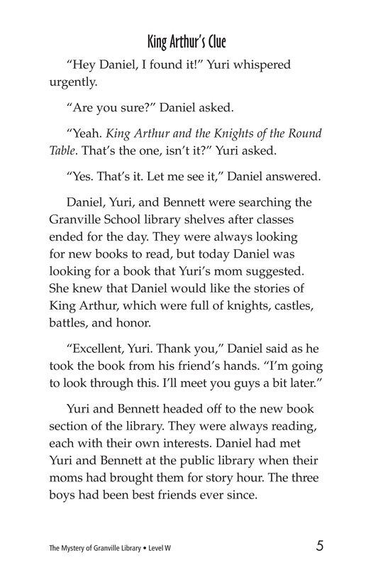 The Mystery of Granville Library绘本故事第4页