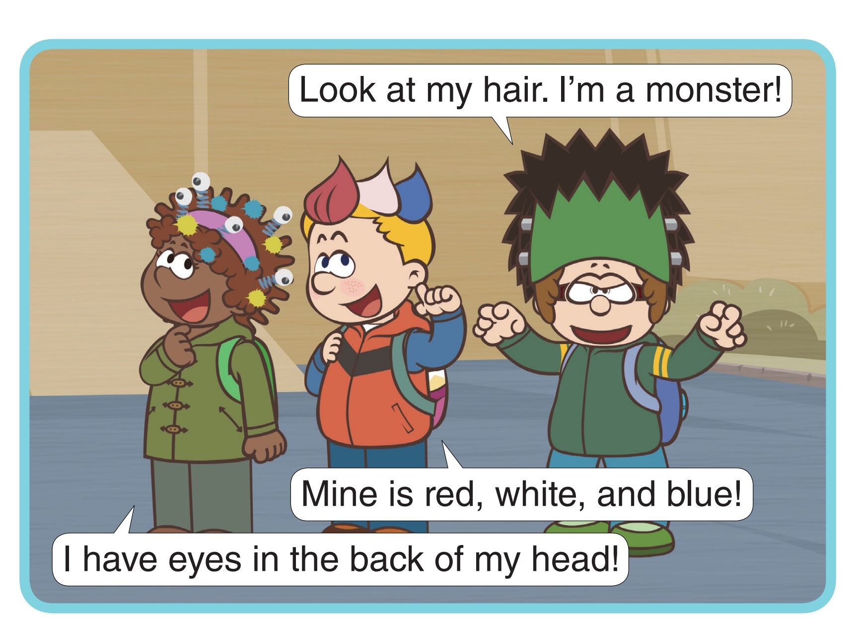 Silly Hair Day绘本故事第4页