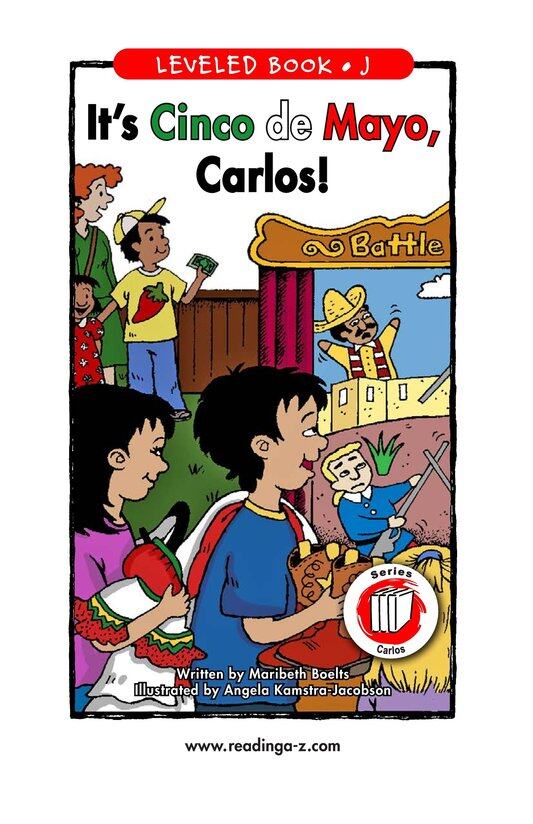 It's Cinco de Mayo,Carlos!绘本故事第2页