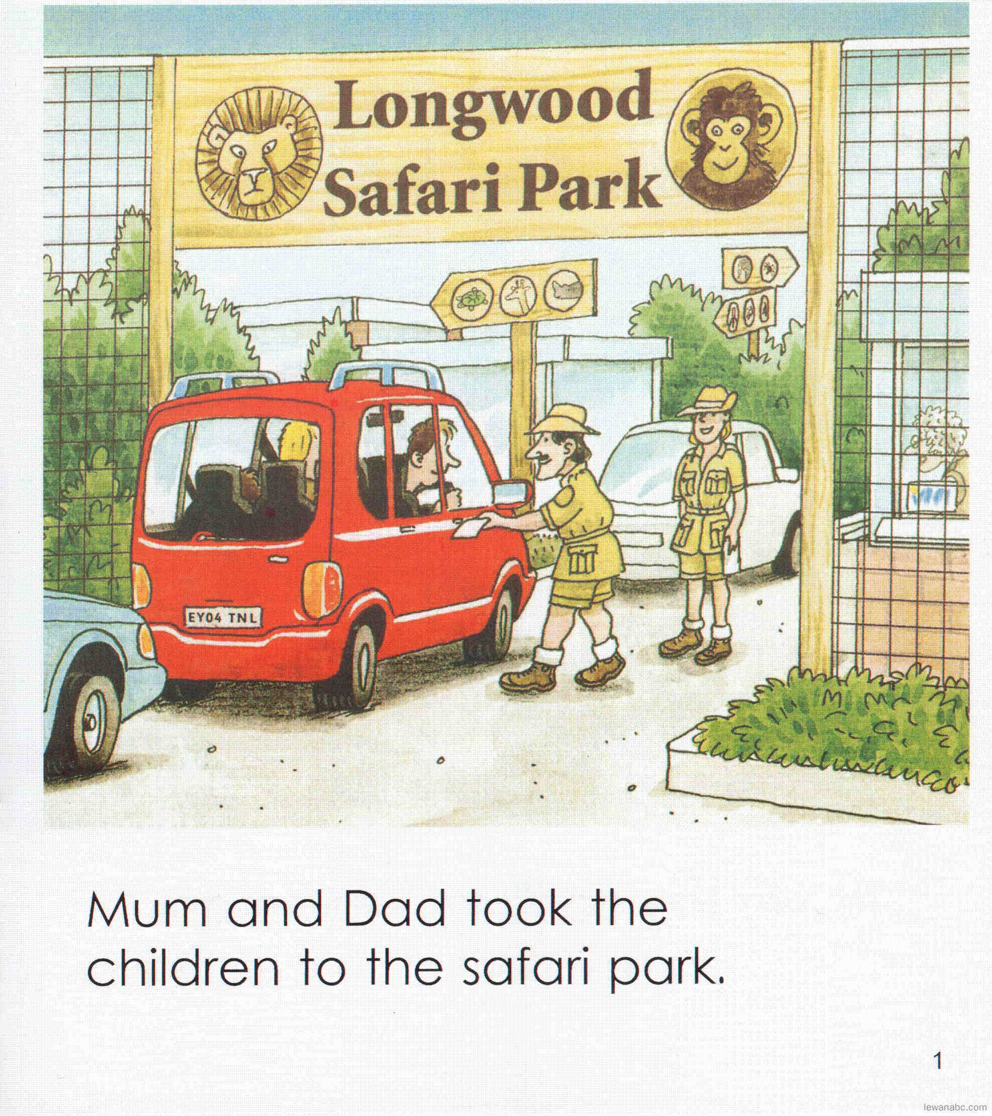 Monkeys on the Car绘本故事第3页