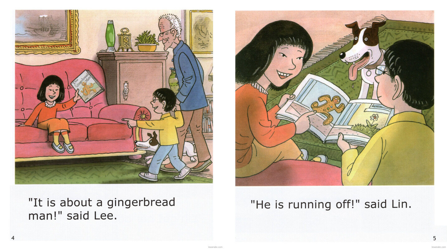 The New Gingerbread Man绘本故事第5页