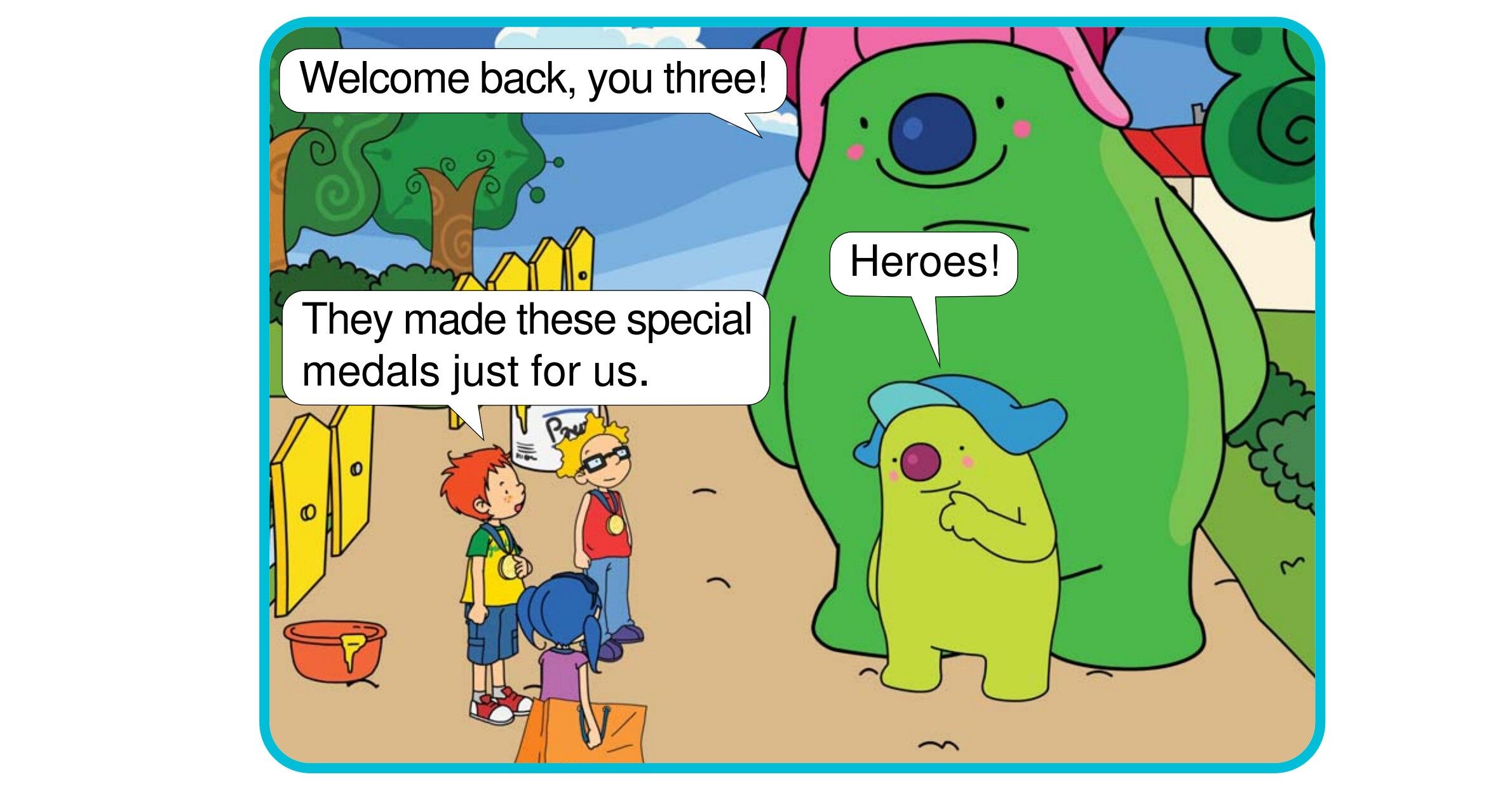 A Friendly Picture绘本故事第2页